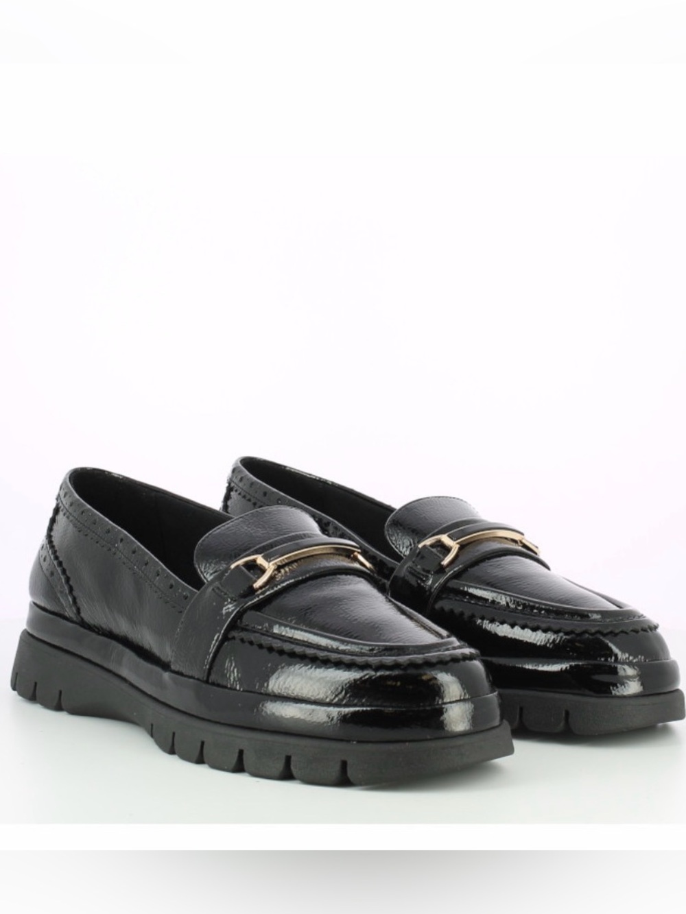 The Flexx Evanthi loafers moccasin Italian leather platform shoes size 39 =8USA